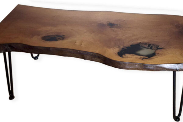 Klubska miza oreh - 100x35cm