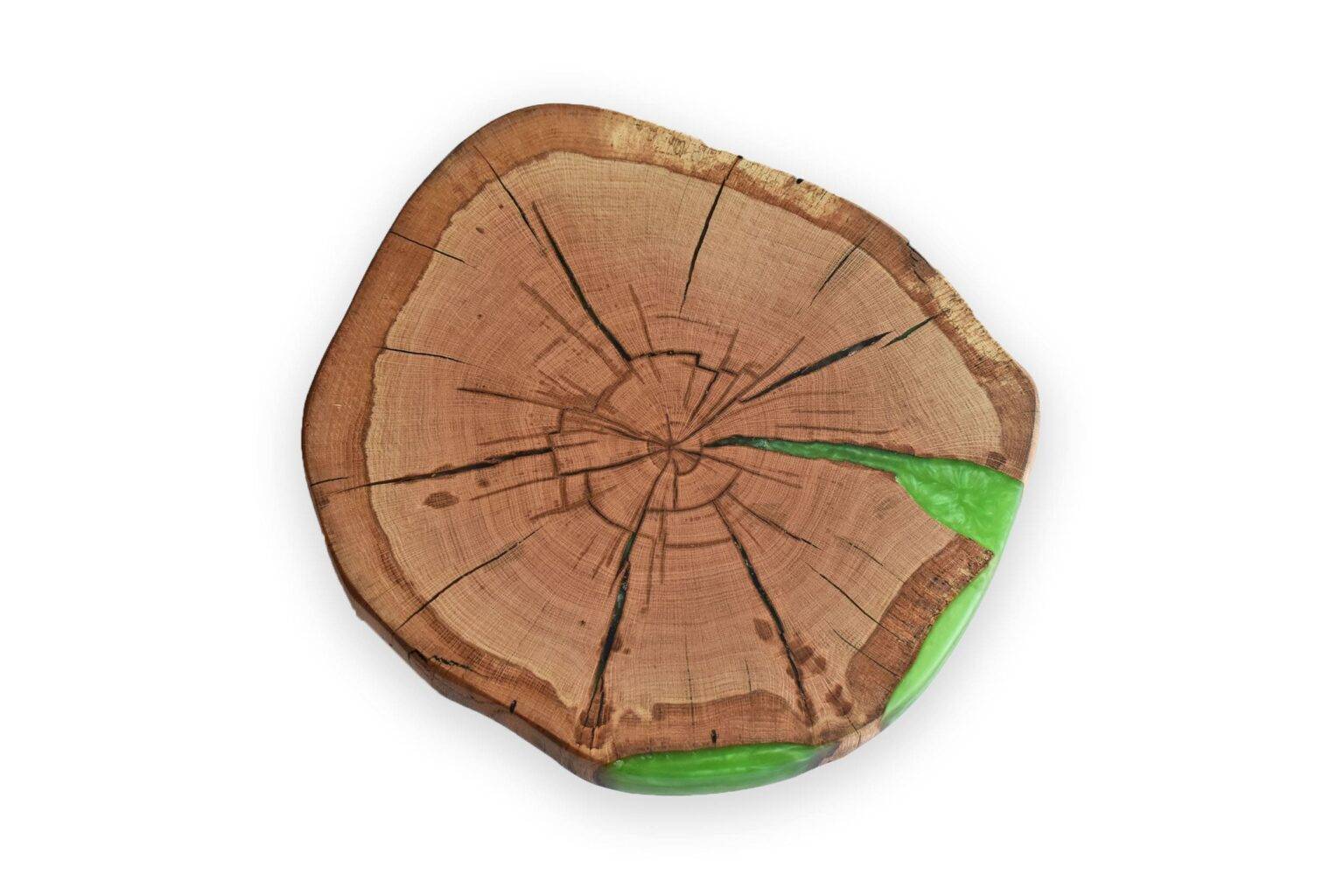 Klubska mizica hrast hlod Masivne mize