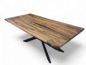 Orehova live edge miza mat lak