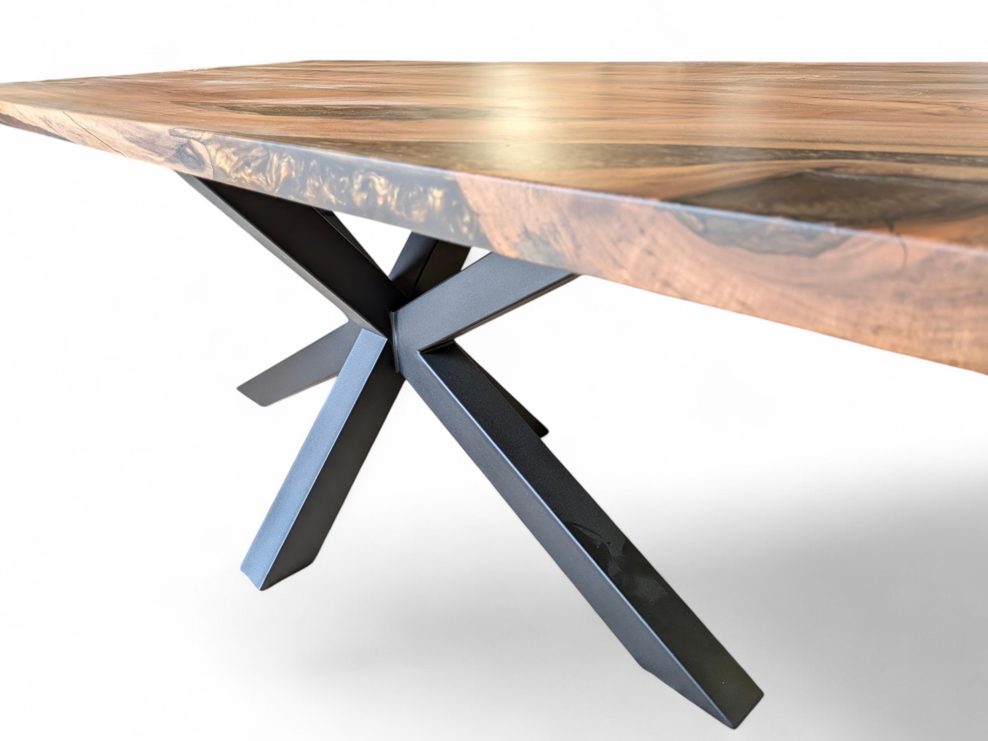 Jedilna miza OREH BRONZA EPOKSI 240 × 100 cm - slika 4